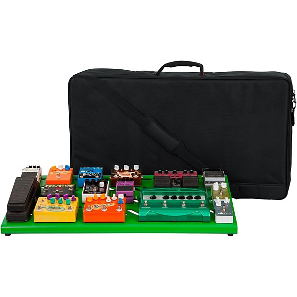 Gator Green Aluminum Pedalboard XL With Carry Bag