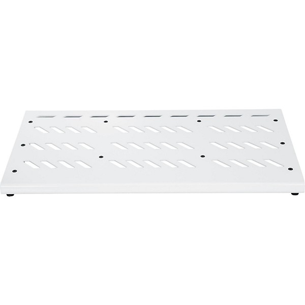Open Box Gator White Aluminum Pedal Board; XL w/ Carry Bag Level 1