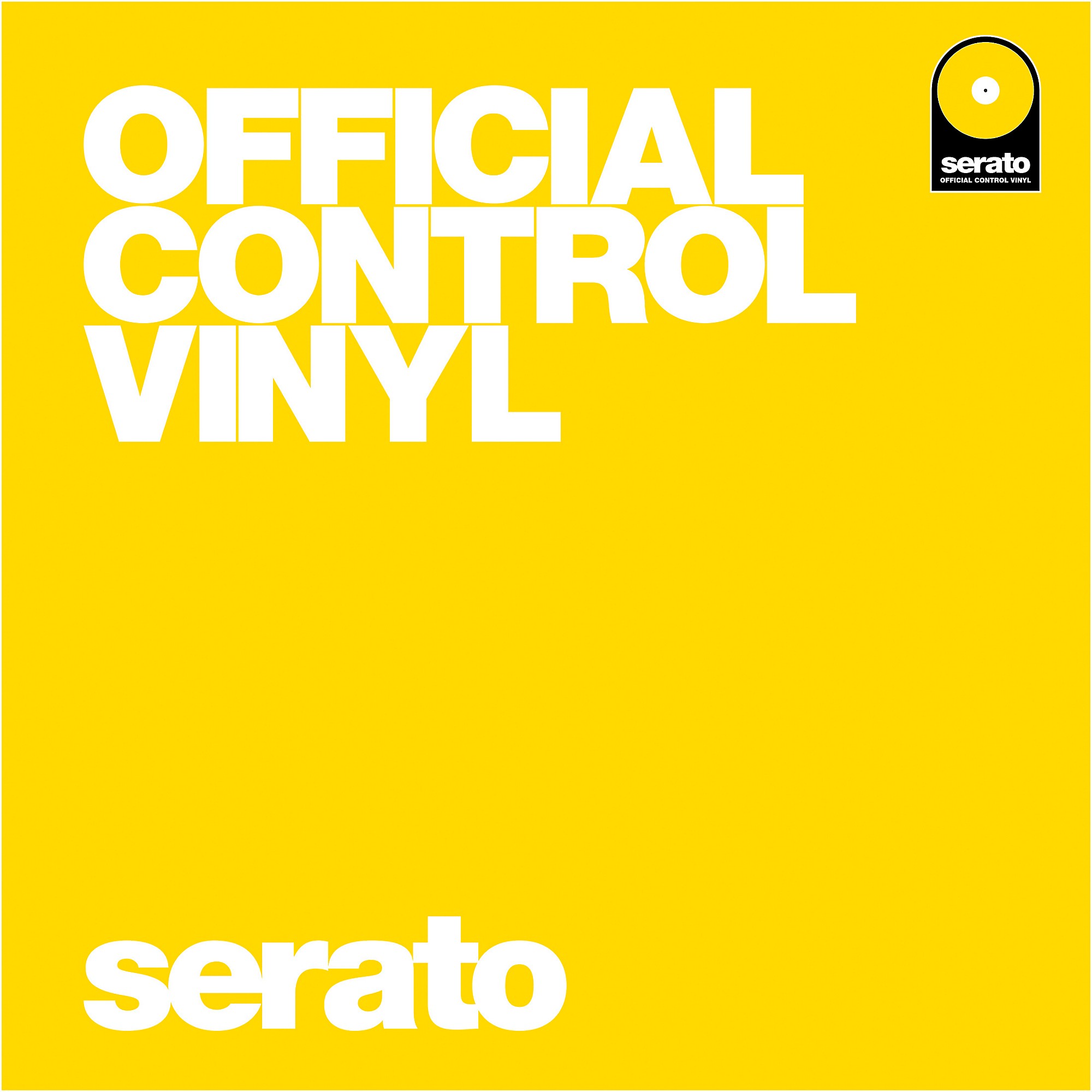 Serato Control vinyl Yellow 2枚セット serato、コントロールヴァイナル、スクラッチライブ、scratch Live