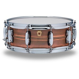 Ludwig Copper Phonic Smooth Snare D... Ludwig Copper Phonic Smooth Snare Drum 14 x 5 in. Raw Smooth Finish with Imperial Lugs