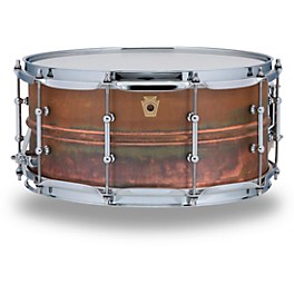 Ludwig Copper Phonic Smooth Snare Dru... Ludwig Copper Phonic Smooth Snare Drum 14 x 6.5 in. Raw Smooth Finish with Tube Lugs