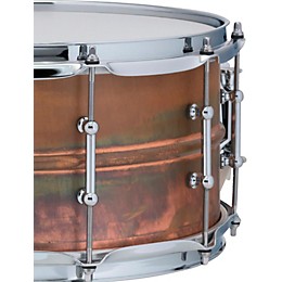 Ludwig Copper Phonic Smooth Snare Drum 14 x 6.5 in. Raw Smooth Finish with Tube Lugs