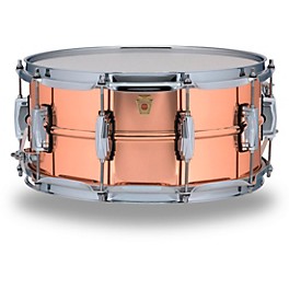 Ludwig Copper Phonic Smooth Snare Dru... Ludwig Copper Phonic Smooth Snare Drum 14 x 6.5 in. Smooth Finish with Imperial Lugs