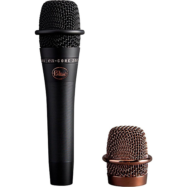 Open Box Blue Encore 200 Studio Grade Phantom Powered Active Dynamic Microphone Level 2 Black 190839552426