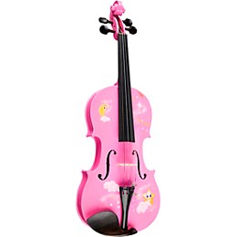 Open Box Rozanna's Violins Twinkle Star Pink Glitter Series Violin Outfit Level 2 1/2 194744827709