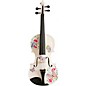 Rozanna's Violins Butterfly Dream White Glitter Series Violin Outfit 1/2 thumbnail