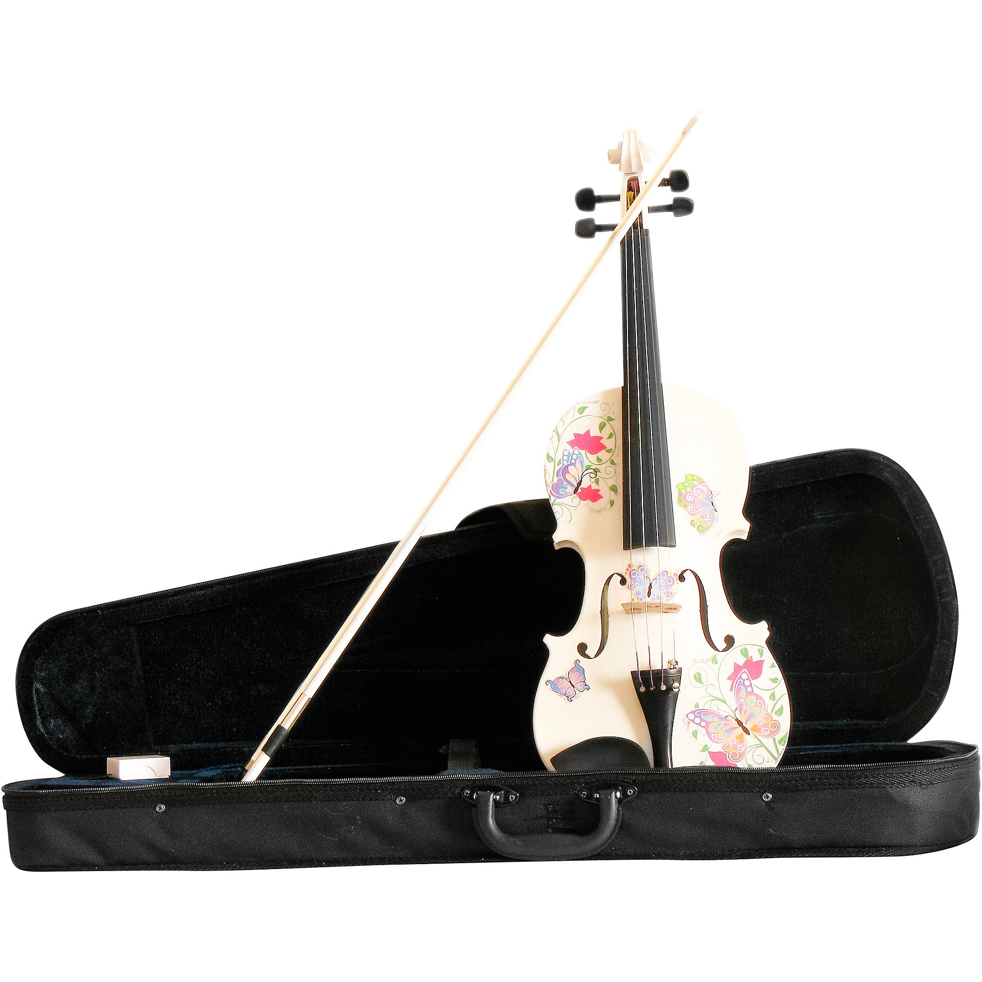 BUTTERFLY - ティモボルALC、violin Rozanna's Violins Butterfly Dream White Glitter Series