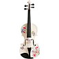 Rozanna's Violins Butterfly Dream White Glitter Series Violin Outfit 1/4 thumbnail