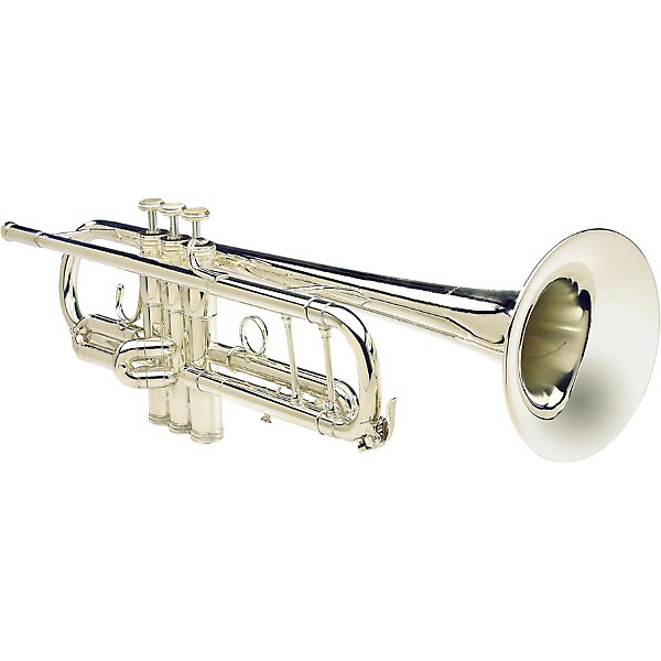 Open Box S.E. SHIRES TRQ10S Q Series Professional Bb Trumpet Level 2 Silver 194744710018