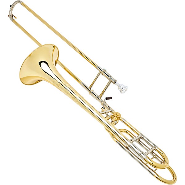 S.E. SHIRES TBQ30R Q-Series Professional F-Attachment Trombone Lacquer, Yellow Brass Bell Lacquer Yellow Brass Bell