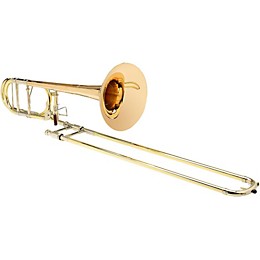 S.E. SHIRES TBQ30R Q-Series Professional F-Attachment Trombone Lacquer, Yellow Brass Bell Lacquer Gold Brass Bell