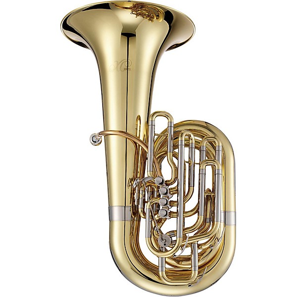XO 1680L Professional Series 5-Valve 4/4 CC Tuba Lacquer Yellow Brass Bell