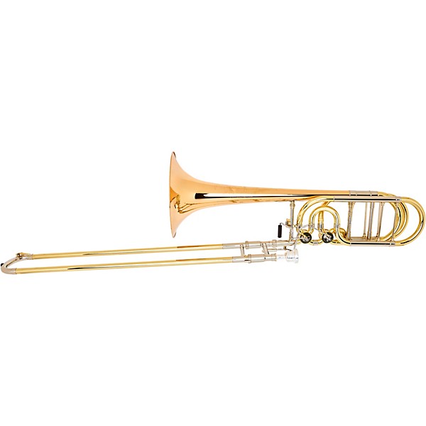 S.E. SHIRES TBQ36R Q-Series Professional Bass Trombone Lacquer Gold Brass Bell