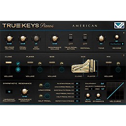 VI Labs True Keys American Grand Piano Virtual Instrument