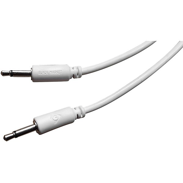 Black Market Modular 3.5" Patch Cable 5 Pack White