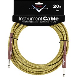 Fender Custom Shop Tweed Cable (Straight-Straight Angle) 20 ft.