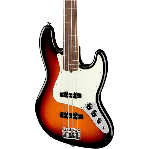 Fender American Professional Fretless Jazz Bass Rosewood Fingerboard 3-Color Sunburst