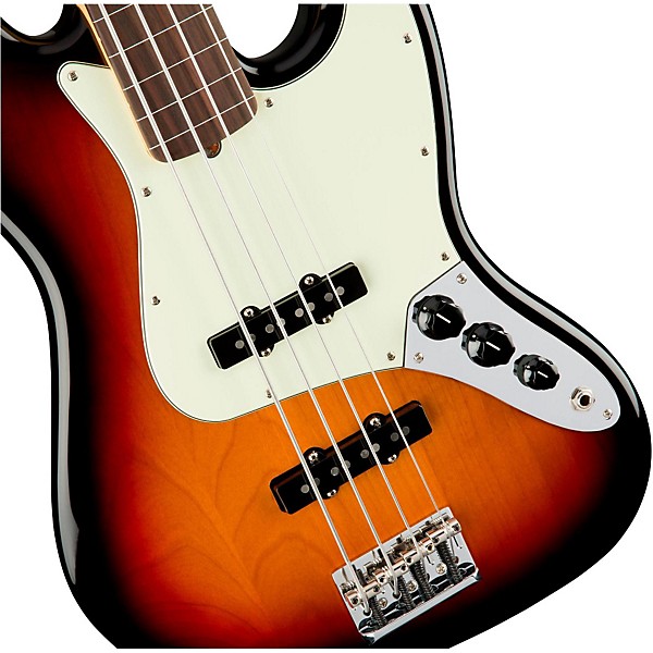 Fender American Professional Fretless Jazz Bass Rosewood Fingerboard 3-Color Sunburst