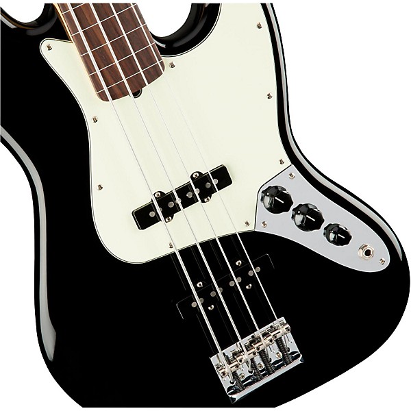 Open Box Fender American Professional Fretless Jazz Bass Rosewood Fingerboard Level 2 Black 888366061459