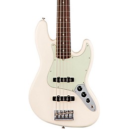 Fender American Professional Jazz Bass V Rosewood Fingerboard Olympic White