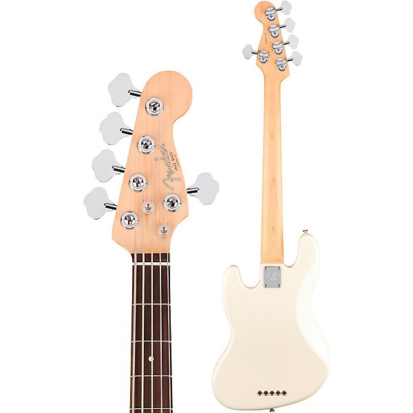 Fender American Professional Jazz Bass V Rosewood Fingerboard Olympic White