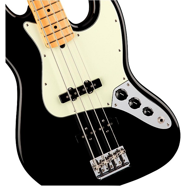 Open Box Fender American Professional Jazz Bass Maple Fingerboard Level 2 Black 190839578686