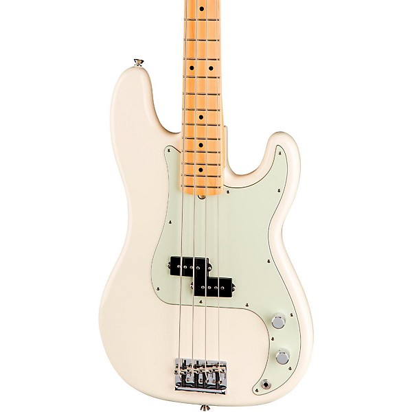 Fender American Professional Precision Bass Maple Fingerboard Olympic White