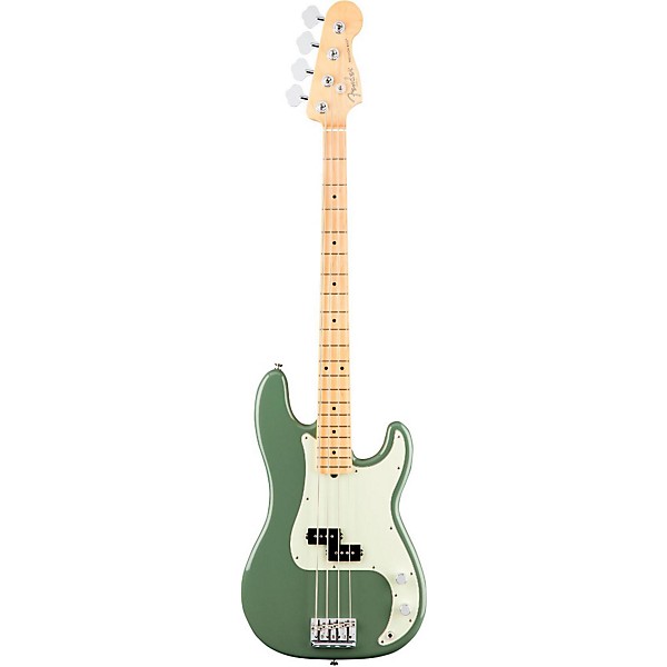 Open Box Fender American Professional Precision Bass Maple Fingerboard Level 2 Antique Olive 190839733948