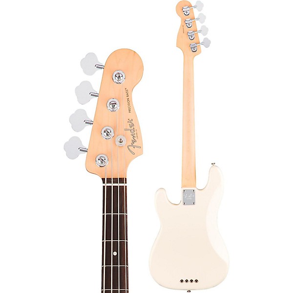 Clearance Fender American Professional Precision Bass with Rosewood Fingerboard Olympic White