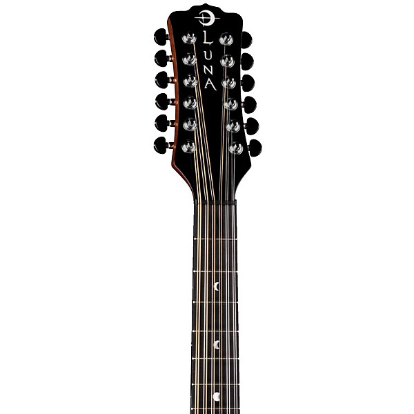 Luna Gypsy 12-String Dreadnought Mahogany Acoustic Guitar Satin Natural