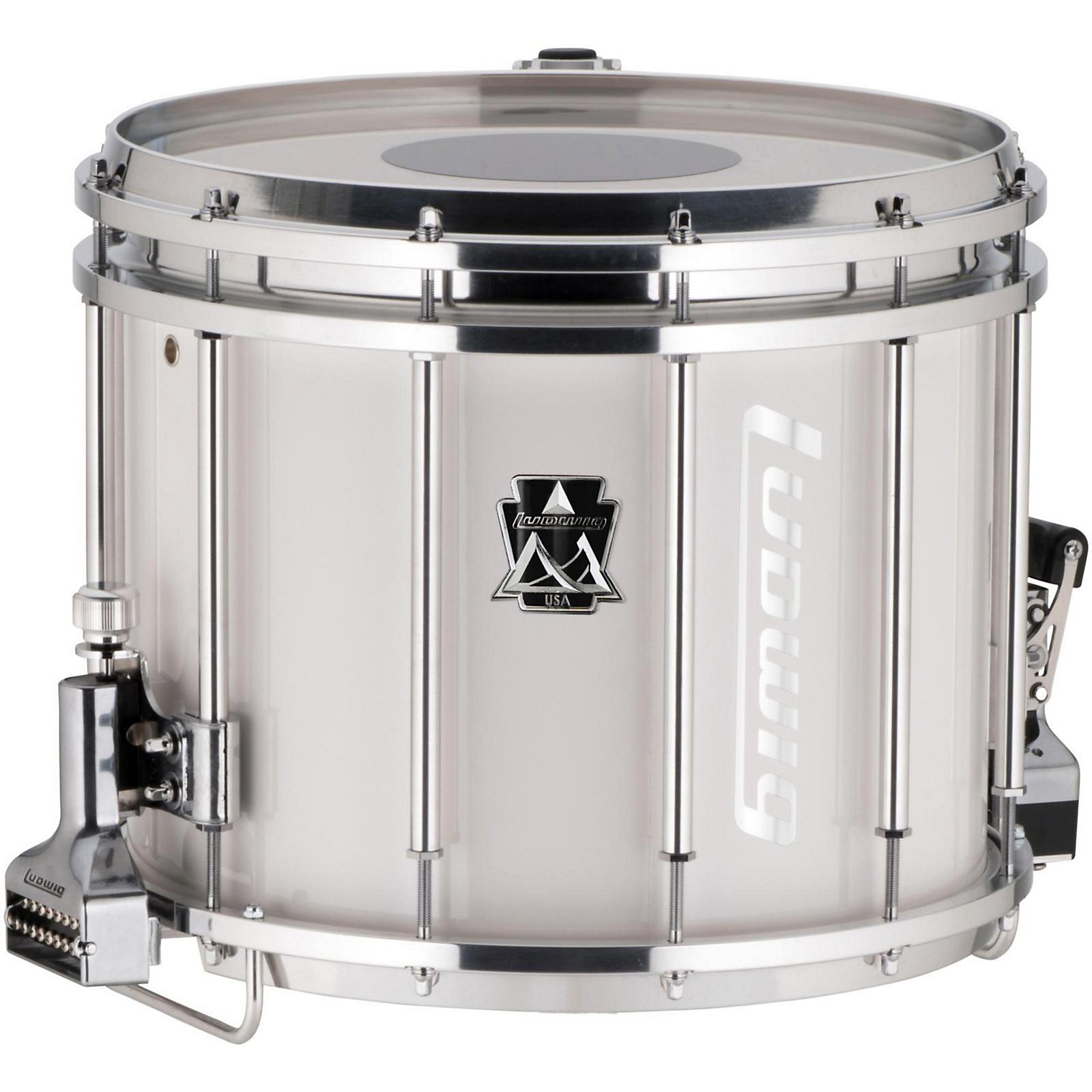 Ludwig Ultimate Marching Snare Drum, 14 x 12 in., White Guitar Center