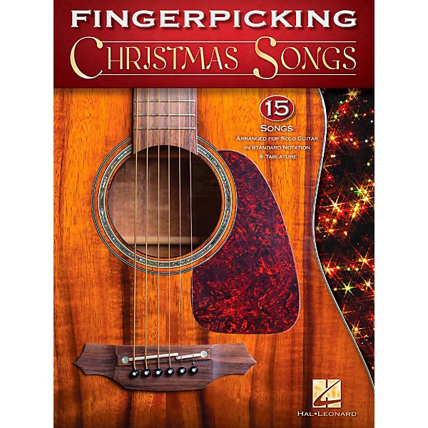 Hal Leonard Fingerpicking Christmas Songs - 15 Songs Arranged for Solo Guitar in Standard Notation & Tablature