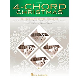 Hal Leonard 4-Chord Christmas (G-C-D-Em) Guitar Songbook