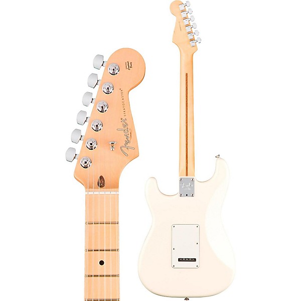 Open Box Fender American Professional Stratocaster Maple Fingerboard Electric Guitar Level 2 Olympic White 190839694317