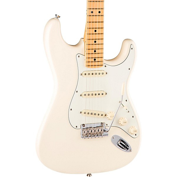 Clearance Fender American Professional Stratocaster Maple Fingerboard Electric Guitar Olympic White
