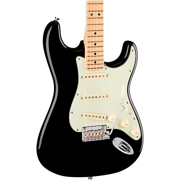 Open Box Fender American Professional Stratocaster Maple Fingerboard Electric Guitar Level 2 Black 190839212252