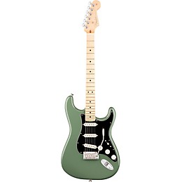 Fender American Professional Stratocaster Maple Fingerboard Electric Guitar Antique Olive