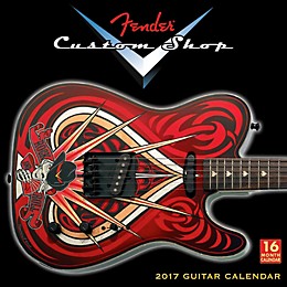 Hal Leonard Fender Custom Shop 2017 16-Month Wall Calendar