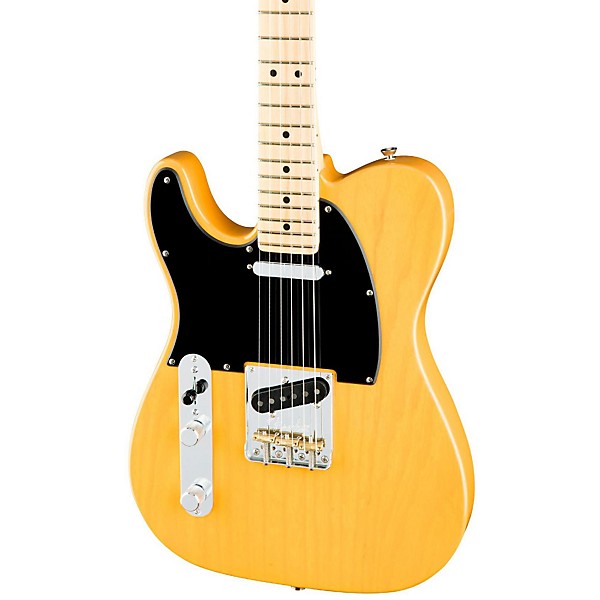 Fender American Professional Telecaster Left-Handed Maple Fingerboard Electric Guitar Butterscotch Blonde