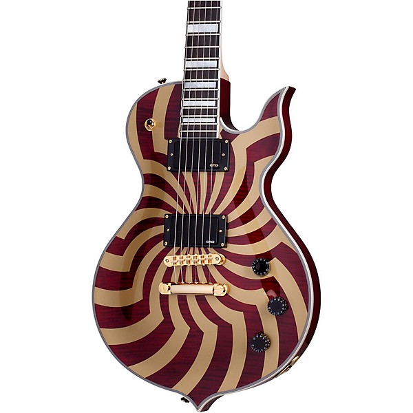 Wylde Audio Odin Grail Electric Guitar Crimson Gold Buzz Saw
