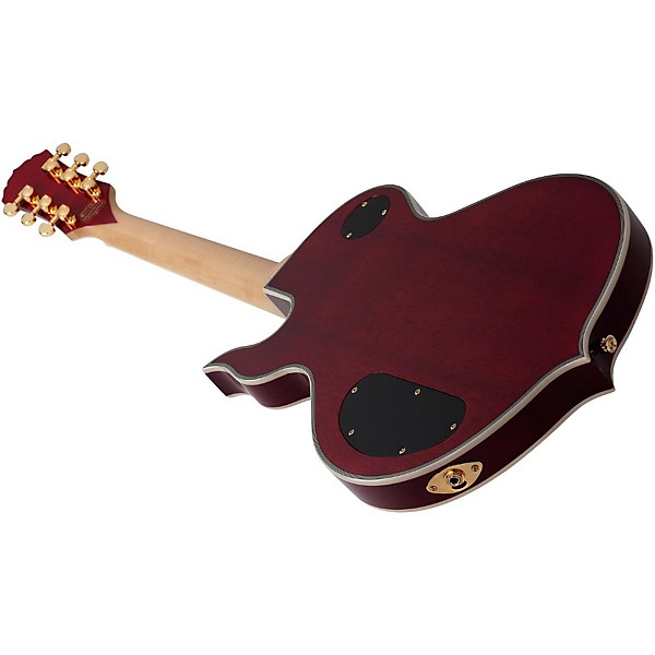 Wylde Audio Odin Grail Electric Guitar Crimson Gold Buzz Saw
