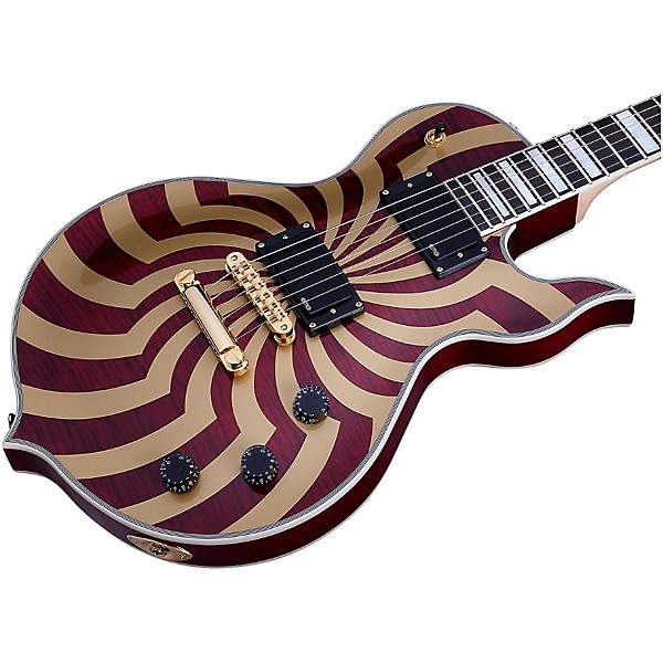 Wylde Audio Odin Grail Electric Guitar Crimson Gold Buzz Saw