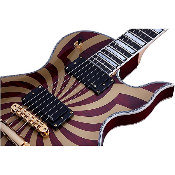 Wylde Audio Odin Grail Electric Guitar Crimson Gold Buzz Saw