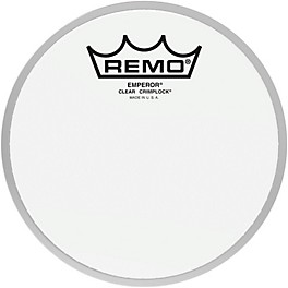 Remo Emperor Clear Crimplock Tenor Drum Head 13 in. Remo Emperor Clear Crimplock Tenor Drum Head 6 in.