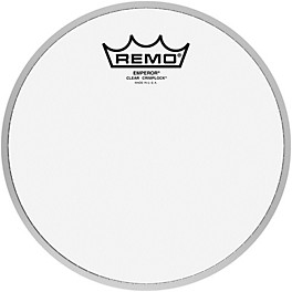 Remo Emperor Clear Crimplock Tenor Drum Head 12 in. Remo Emperor Clear Crimplock Tenor Drum Head 8 in.