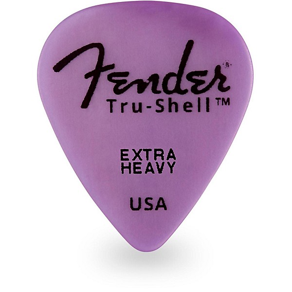 Fender Tru-Shell 351 Guitar Pick Extra Heavy 1