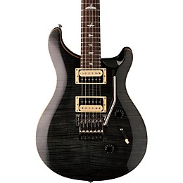 Open Box PRS SE Floyd Custom 24 Electric Guitar Level 2 Gray Black 194744170454