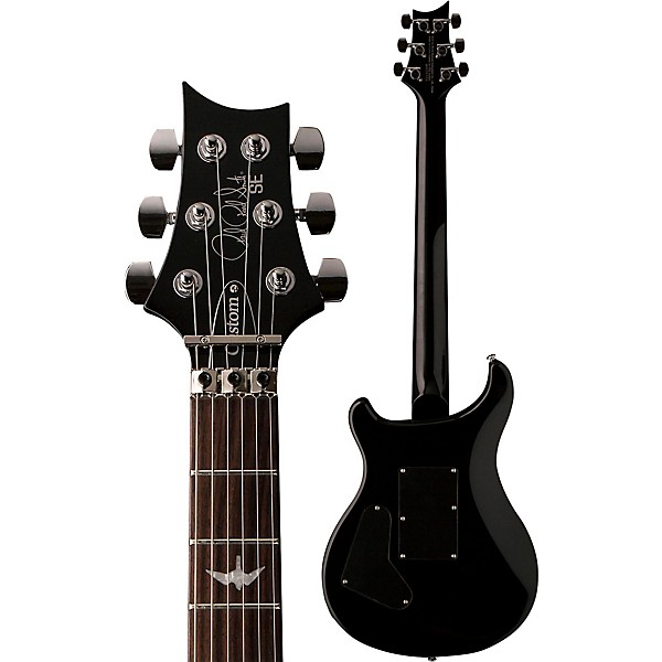 Open Box PRS SE Floyd Custom 24 Electric Guitar Level 2 Gray Black 194744170454