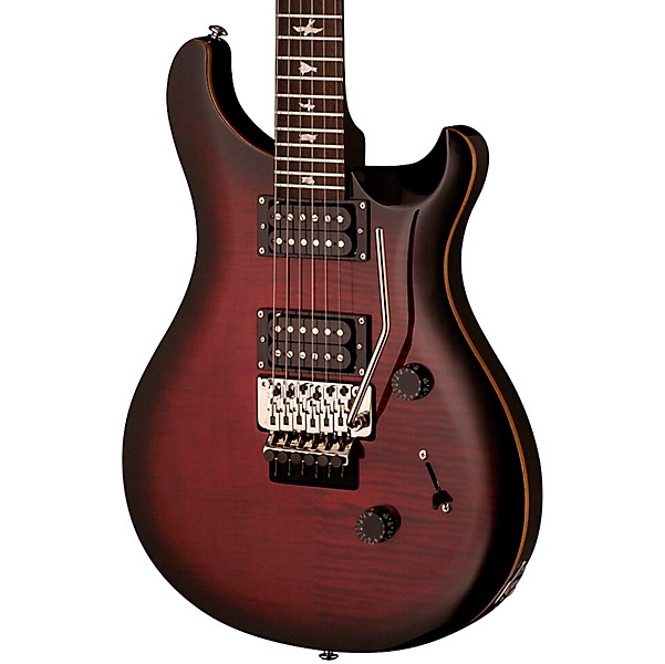 PRS SE Floyd Custom 24 Electric Guitar Fire Red Burst | Guitar Center