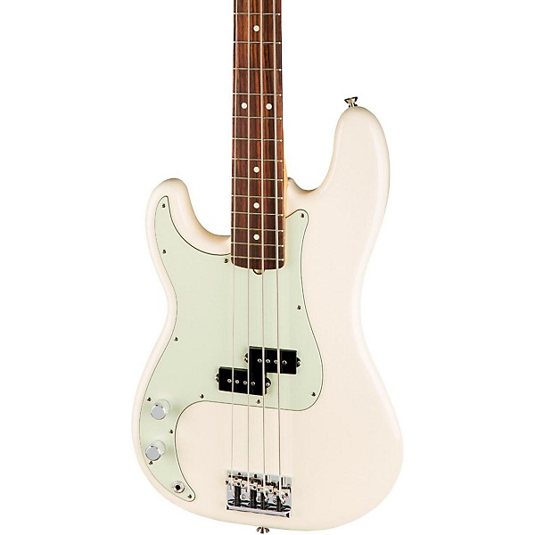 Fender American Professional Left-Handed Precision Bass Rosewood Fingerboard Olympic White